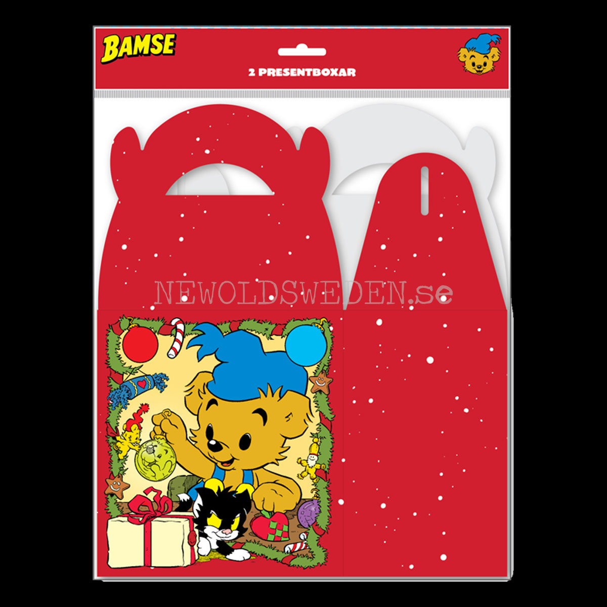 Bamse Presentbox  10 x 11 cm - 2-PACK - FSC - 3