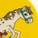 Ingrid Vang Nyman (1990s) Quadratic Wall Plaque with Pippi Longstocking Motif 12 cm  [Sample Images]