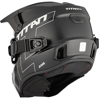 CKX Hjälm Titan AMS Matt Svart med Eluppvärmda glasögon  58-26005 - 4
