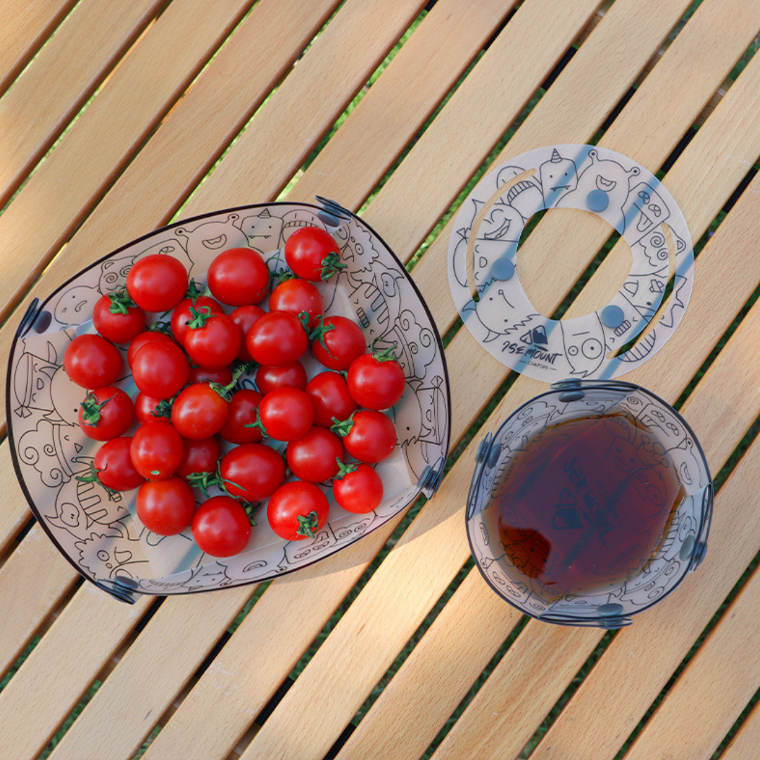 Plato, bol, taza y portafiltros plegables - 6