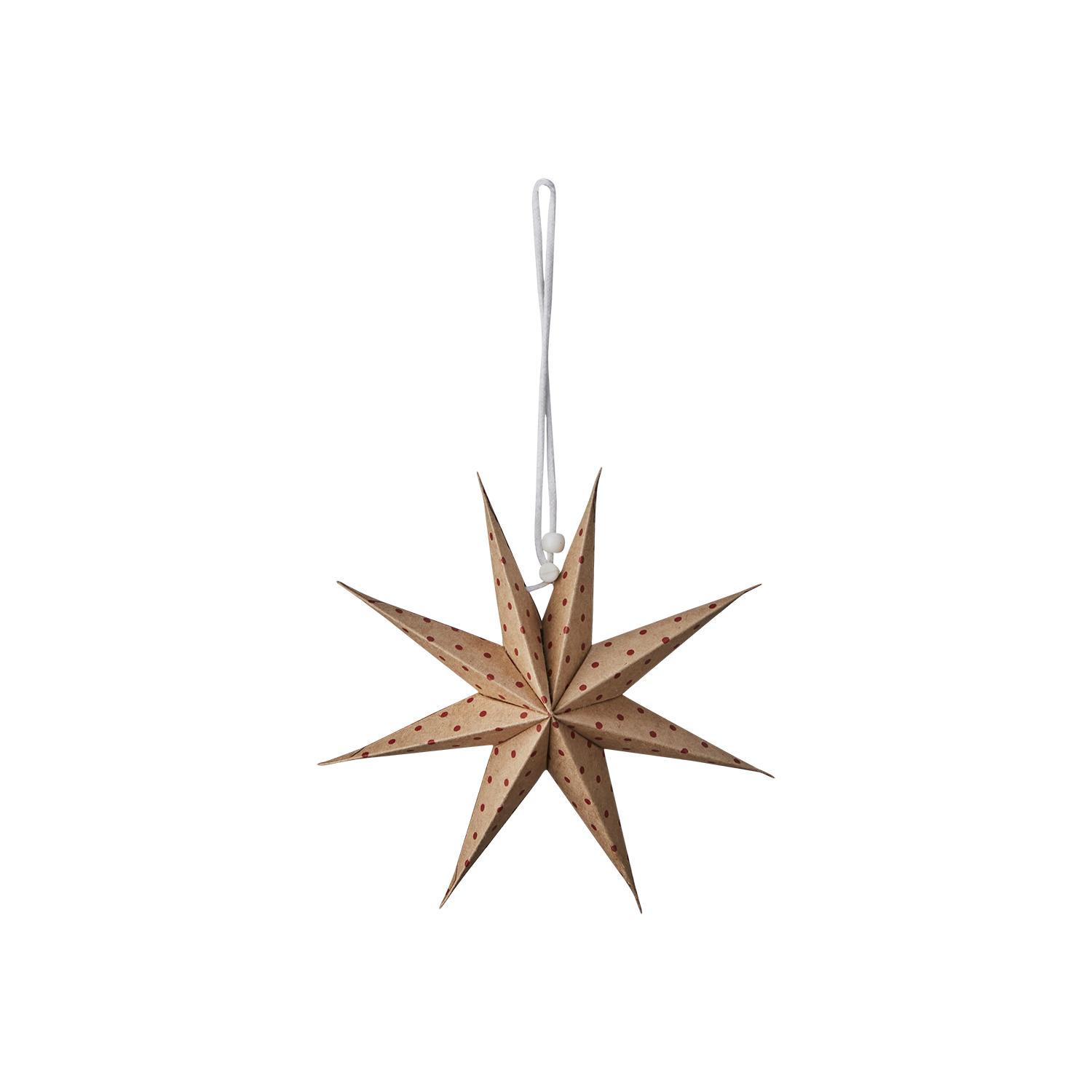 Julstjärna Mini - Brown/Red 20cm - 3
