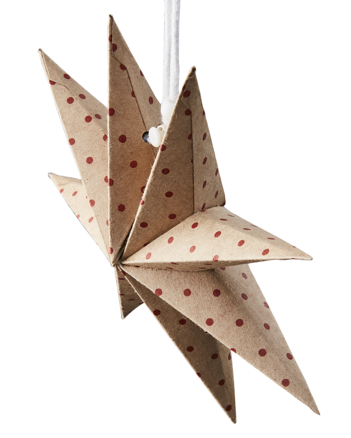 Julstjärna Mini - Brown/Red 20cm - 4