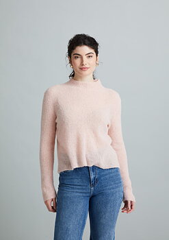 Ayla tröja turtle neck i Alpaca Haze