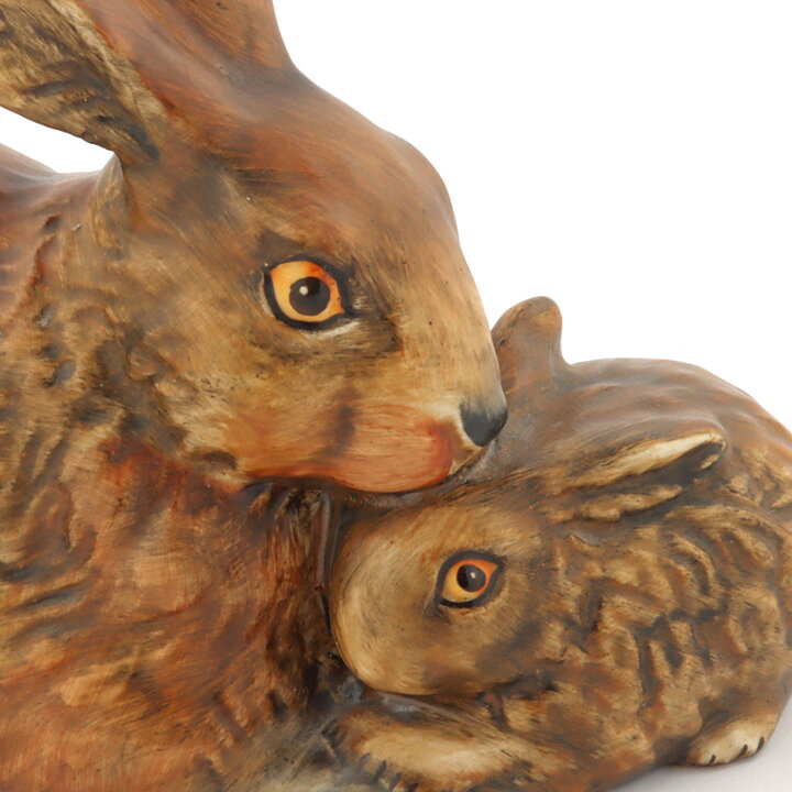 ゲーベル社  ウサギの親子  15/10cm  1975年