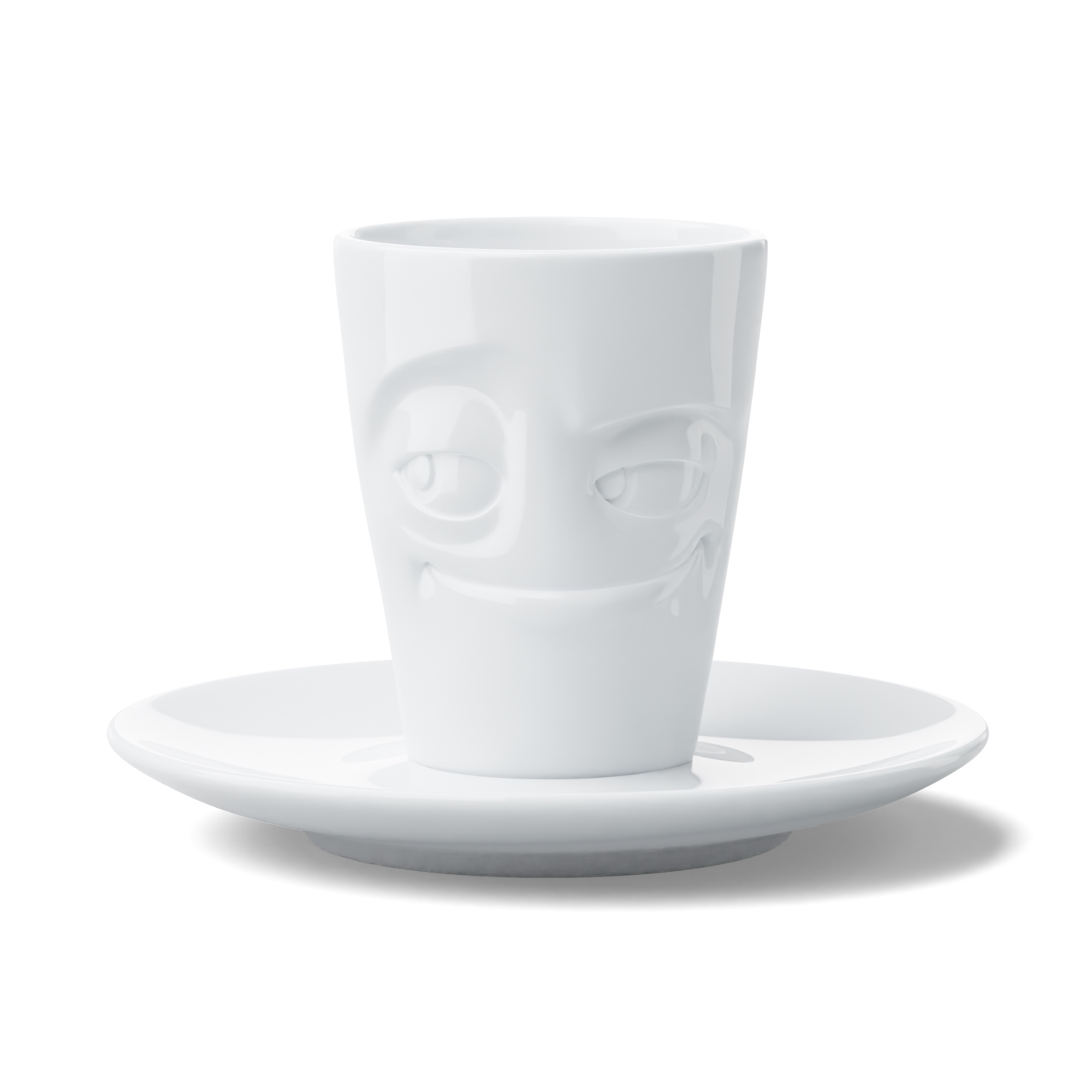 Tassen Känsloporslin - Espressokopp 80 ml + Fat  - Impish - 4