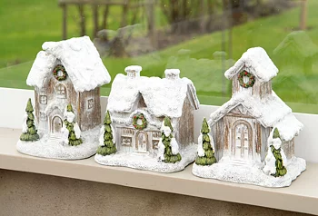 Hus Snöstad - 3-pack