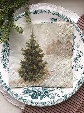 PAPPERSSERVETTER - CHRISTMAS TREE