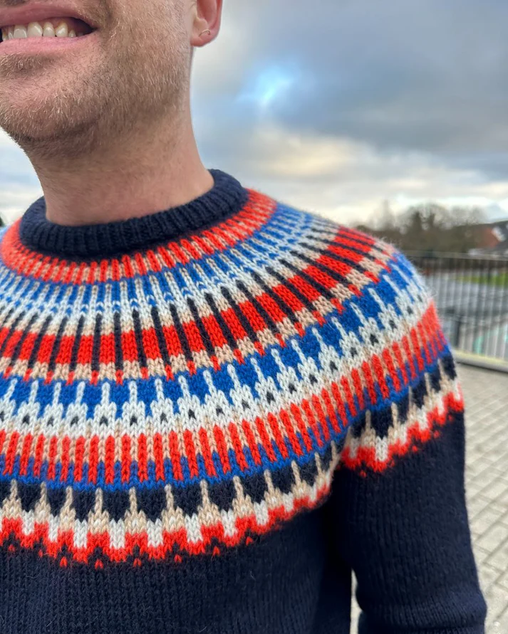 Celeste Sweater Man - Mönster - 2