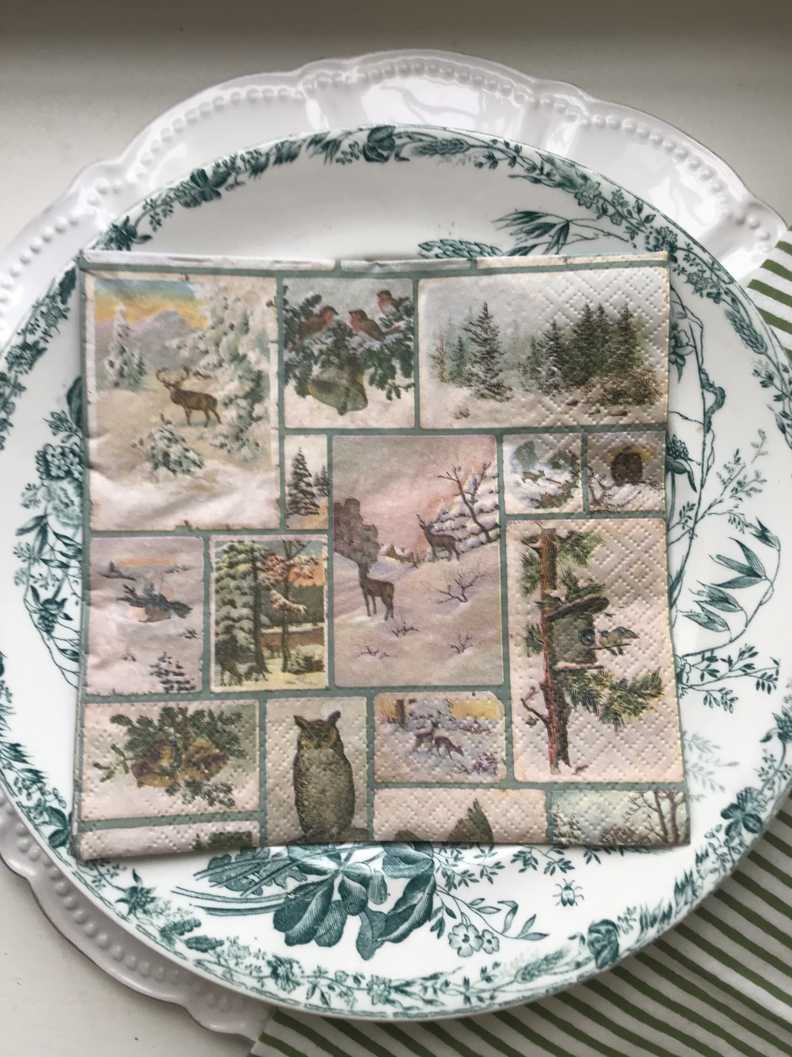 PAPPERSSERVETTER - WINTER SCENES