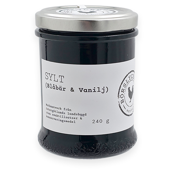 Börslycke Sylt Blåbär & Vanilj, 240 g