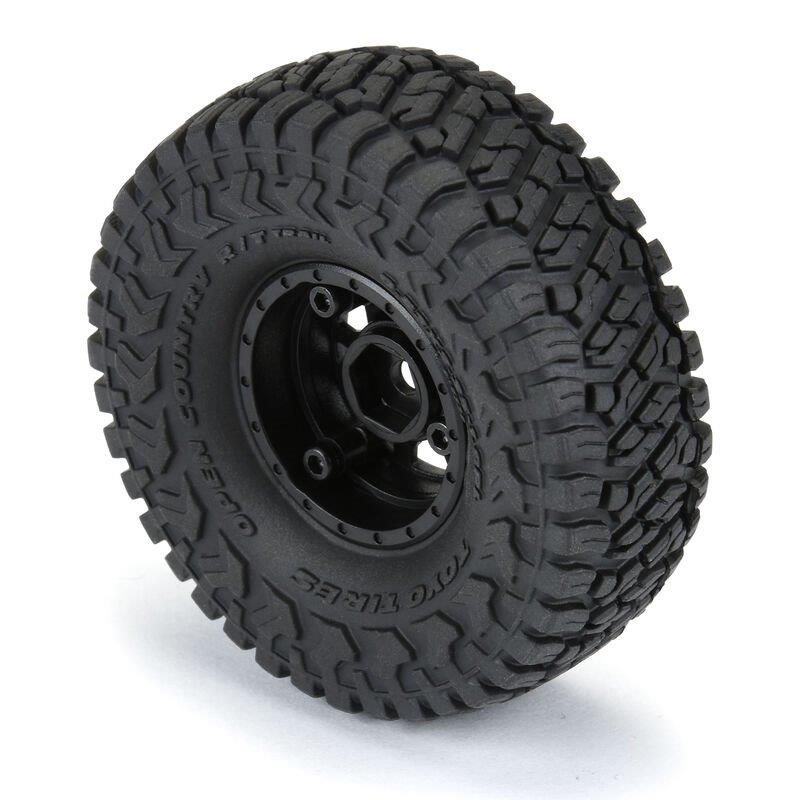 Pro-Line 1/24 Toyo Open Country R/T Trail F/R 1.0inch MTD 7mm Black Impulse (4) - 3