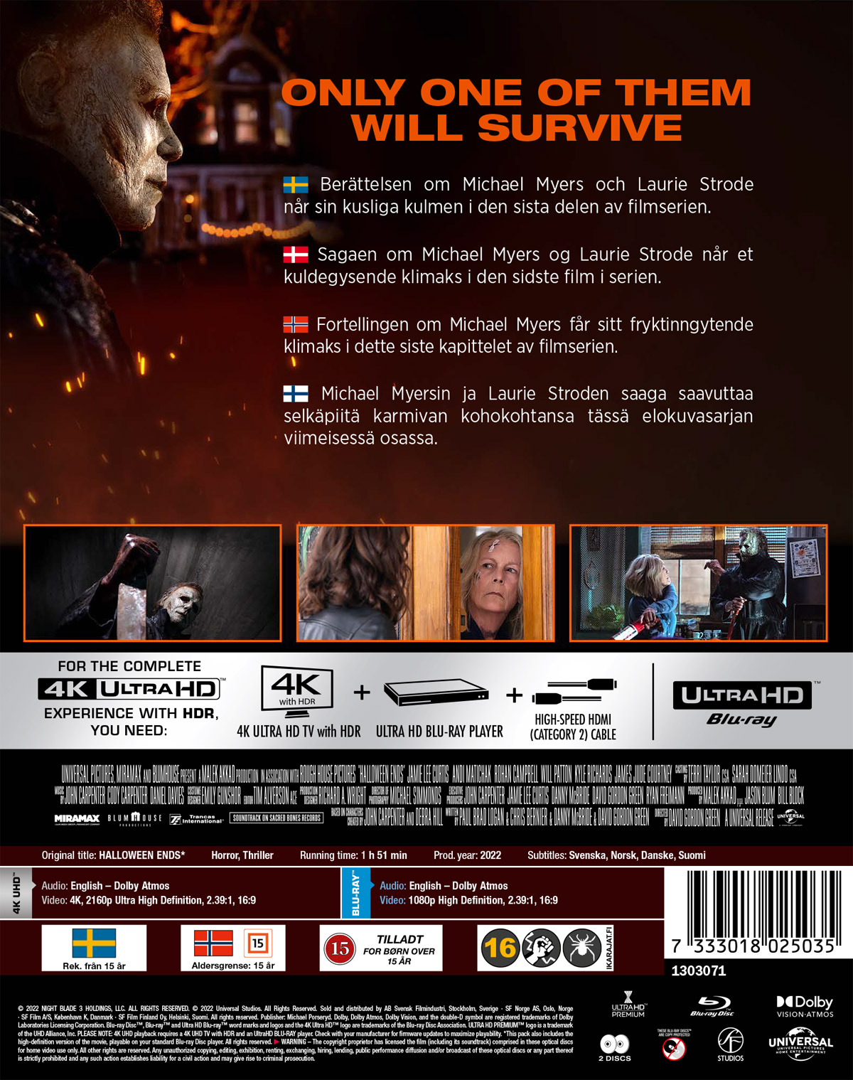 Halloween Ends (Limited Edition Steelbook) (4K Ultra HD + Blu-ray) - 2