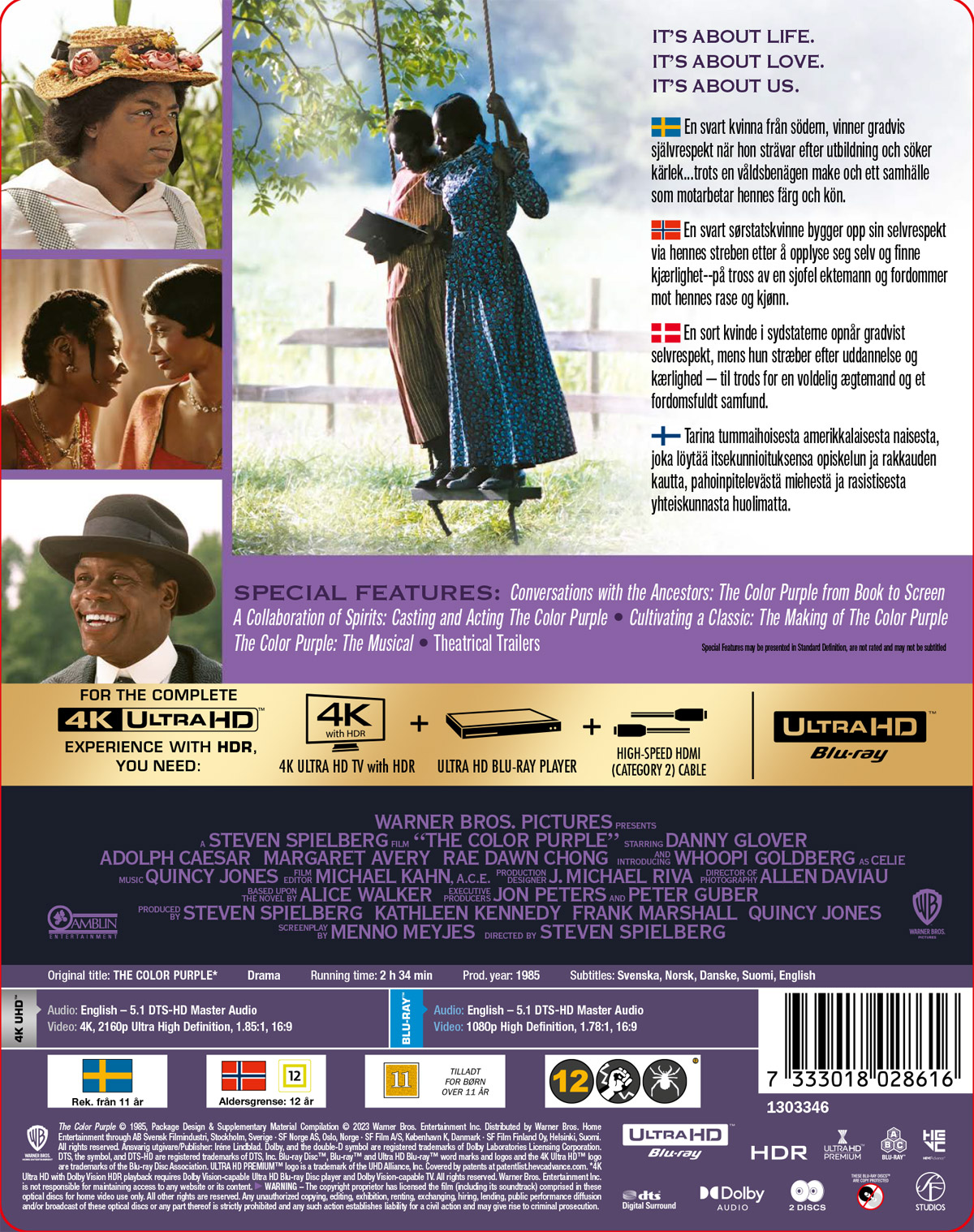 The Color Purple (Limited Edition Steelbook) (4K Ultra HD + Blu-ray) - 2