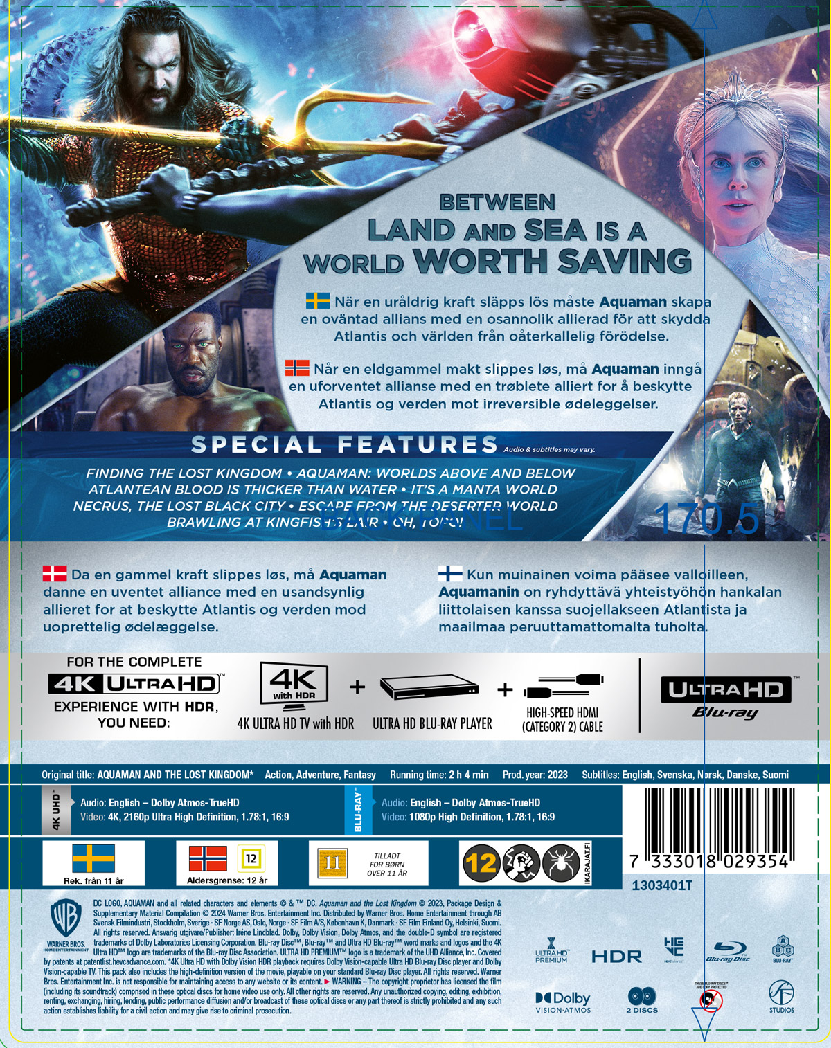 Aquaman And the Lost Kingdom (Limited Edition Steelbook) (4K Ultra HD + Blu-ray) - 2