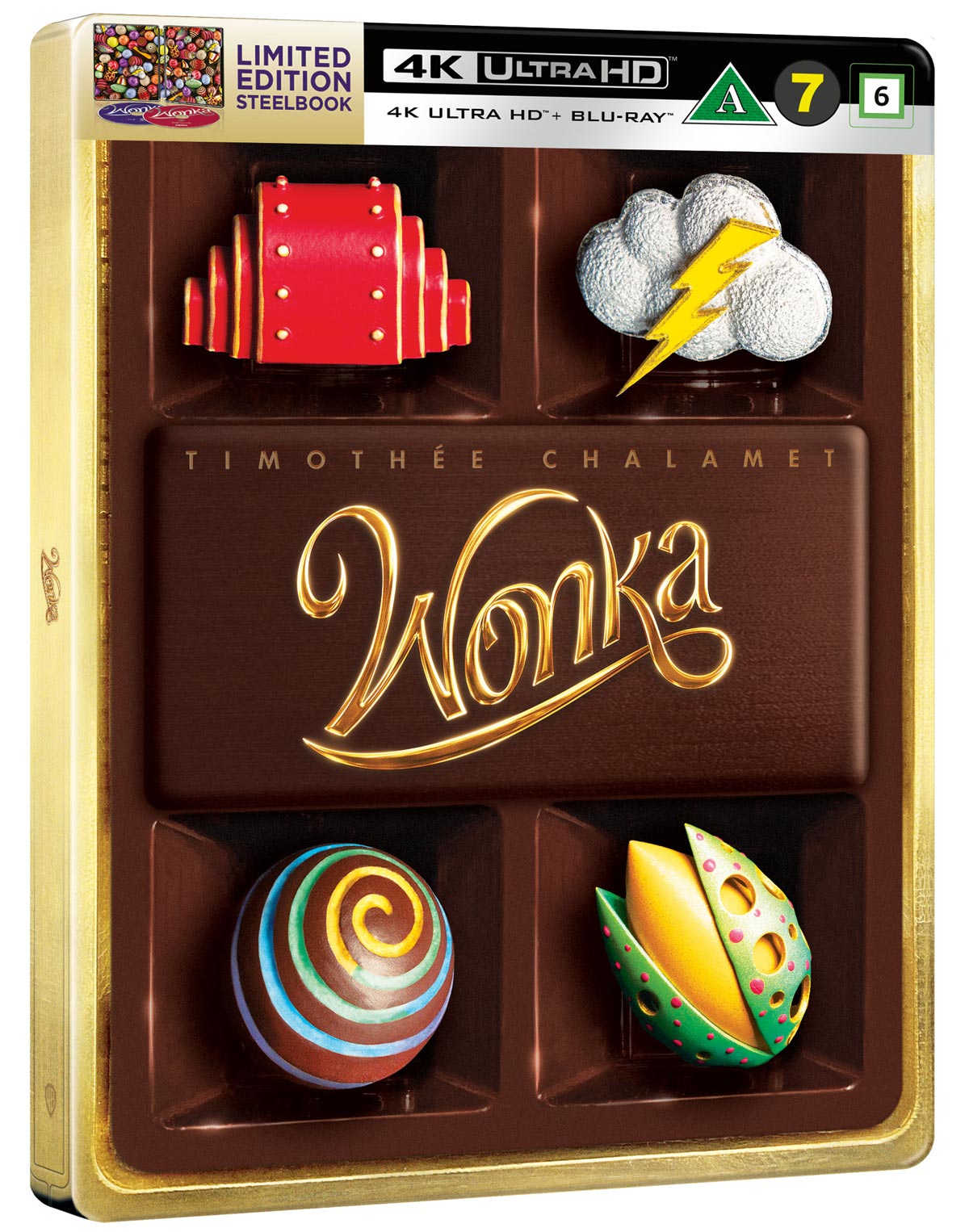 Wonka (Limited Edition Steelbook) (4K Ultra HD + Blu-ray) - 3