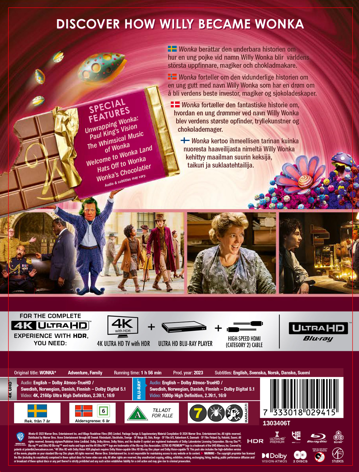 Wonka (Limited Edition Steelbook) (4K Ultra HD + Blu-ray) - 2