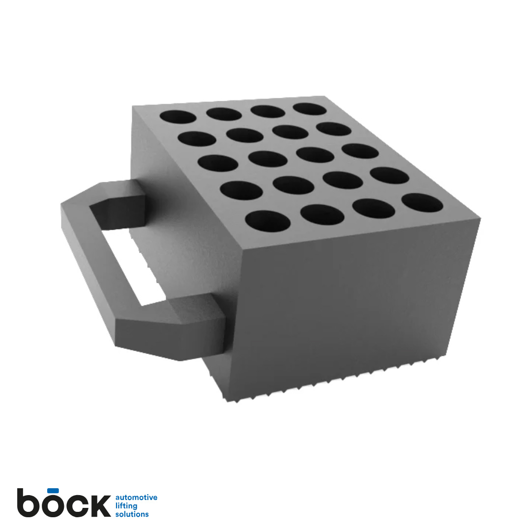 Böck gummiblock med handtag 80 mm - 2