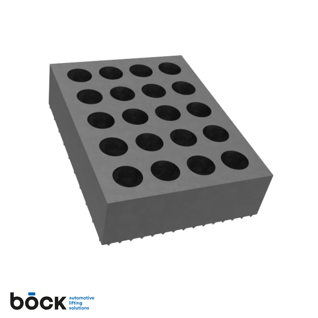 Böck gummiblock 160 x 120 x 40 mm - 2