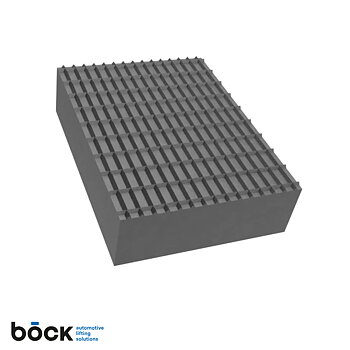 Böck gummiblock 160 x 120 x 40 mm
