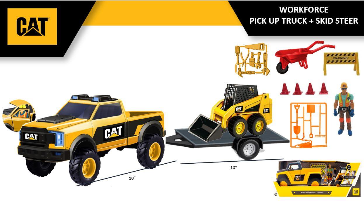 CAT Workforce pick up truck + skidesteer - 2