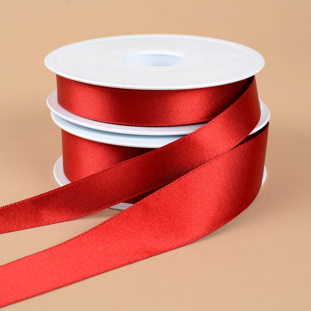 SATIN RIBBON - DARK RED