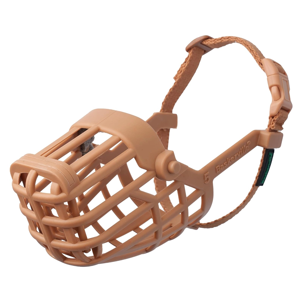 Muzzle for dogs with a slightly longer nose