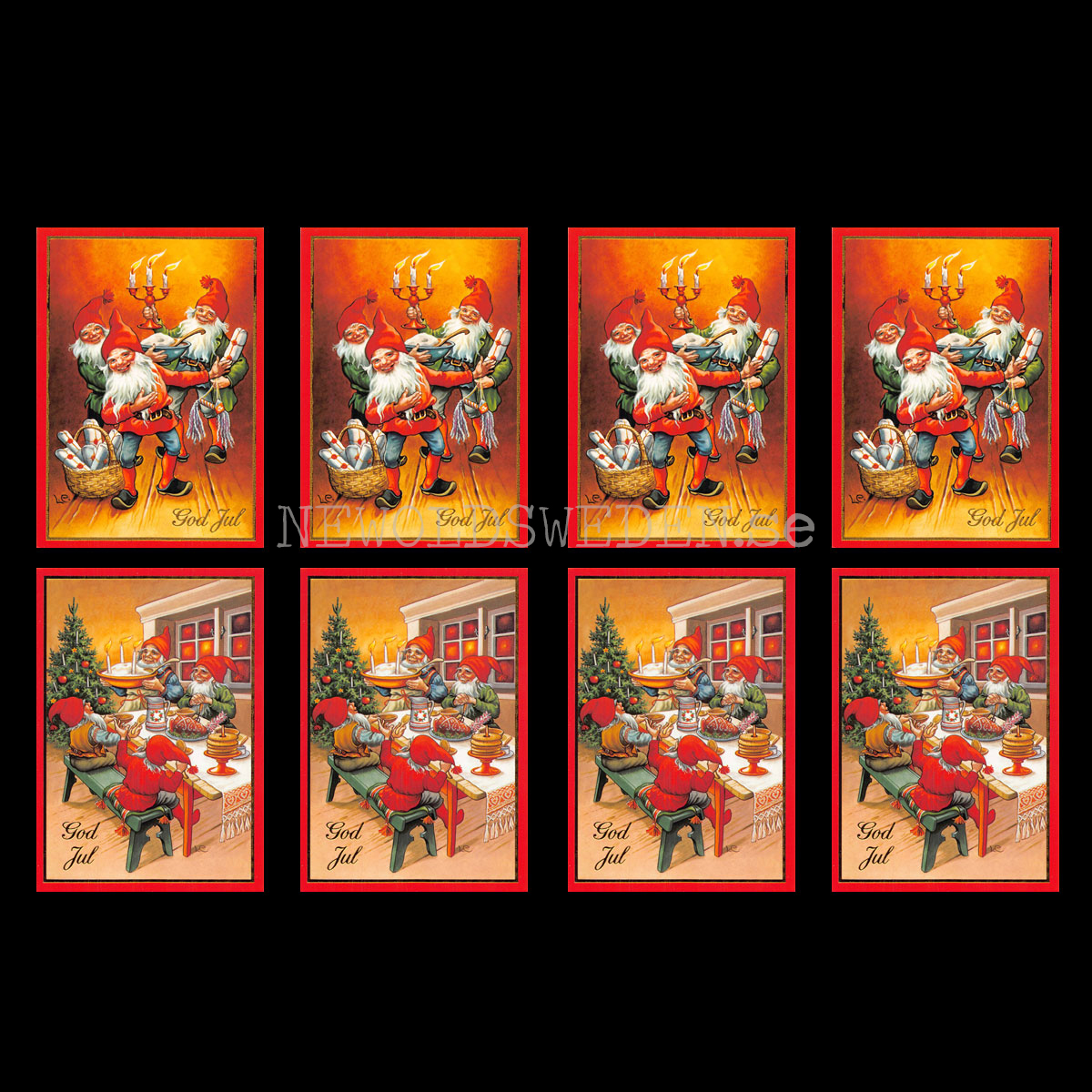 Julkort 8-pack 2 motiv - Lars Carlsson - © Eliasson - 4
