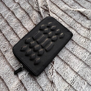 Unmade - Croco Leather Wallet Black