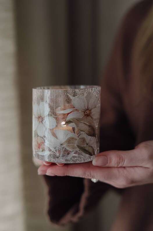 Lykta "Fleur" 8x8 cm - Majas Cottage