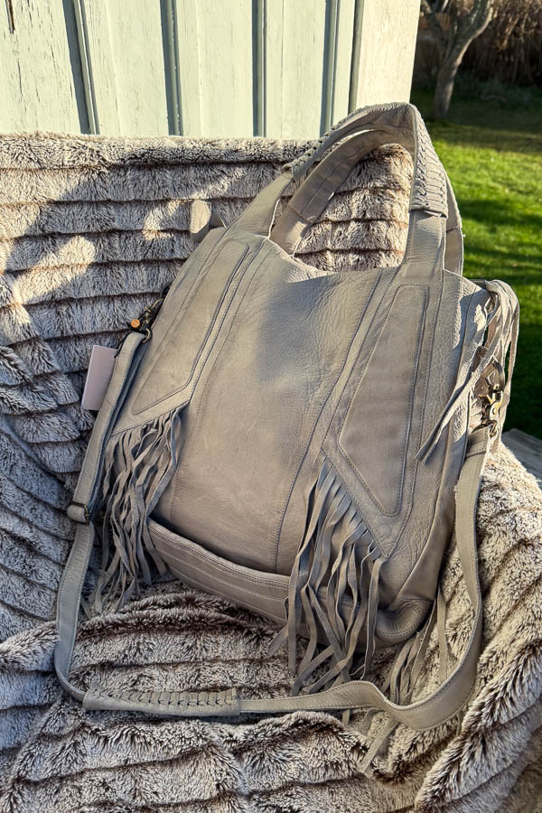 Unmade - Leather Bag Big Grey - 2