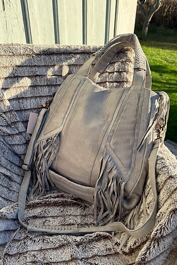 Unmade - Leather Bag Big Grey