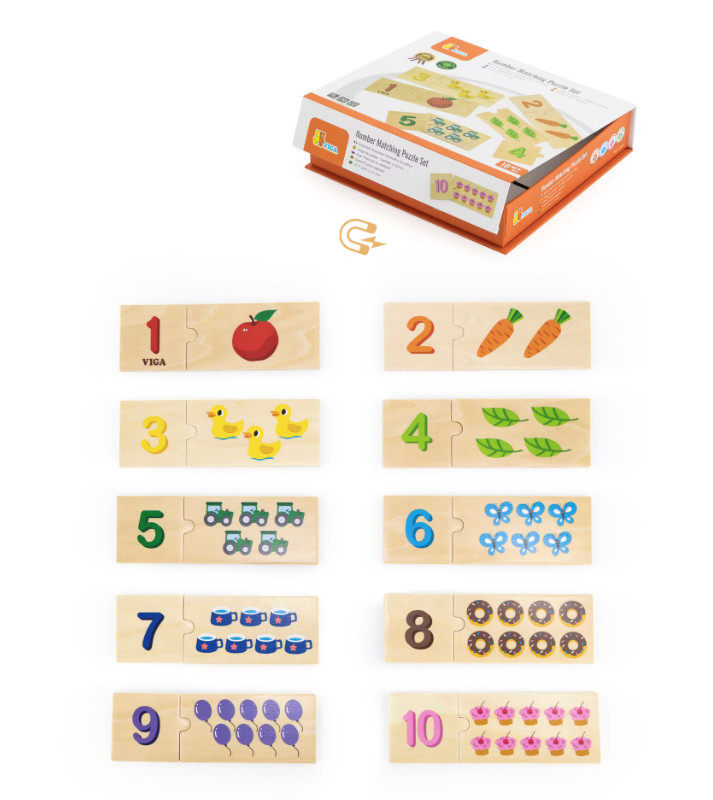 Number puzzles - learn to count - 3