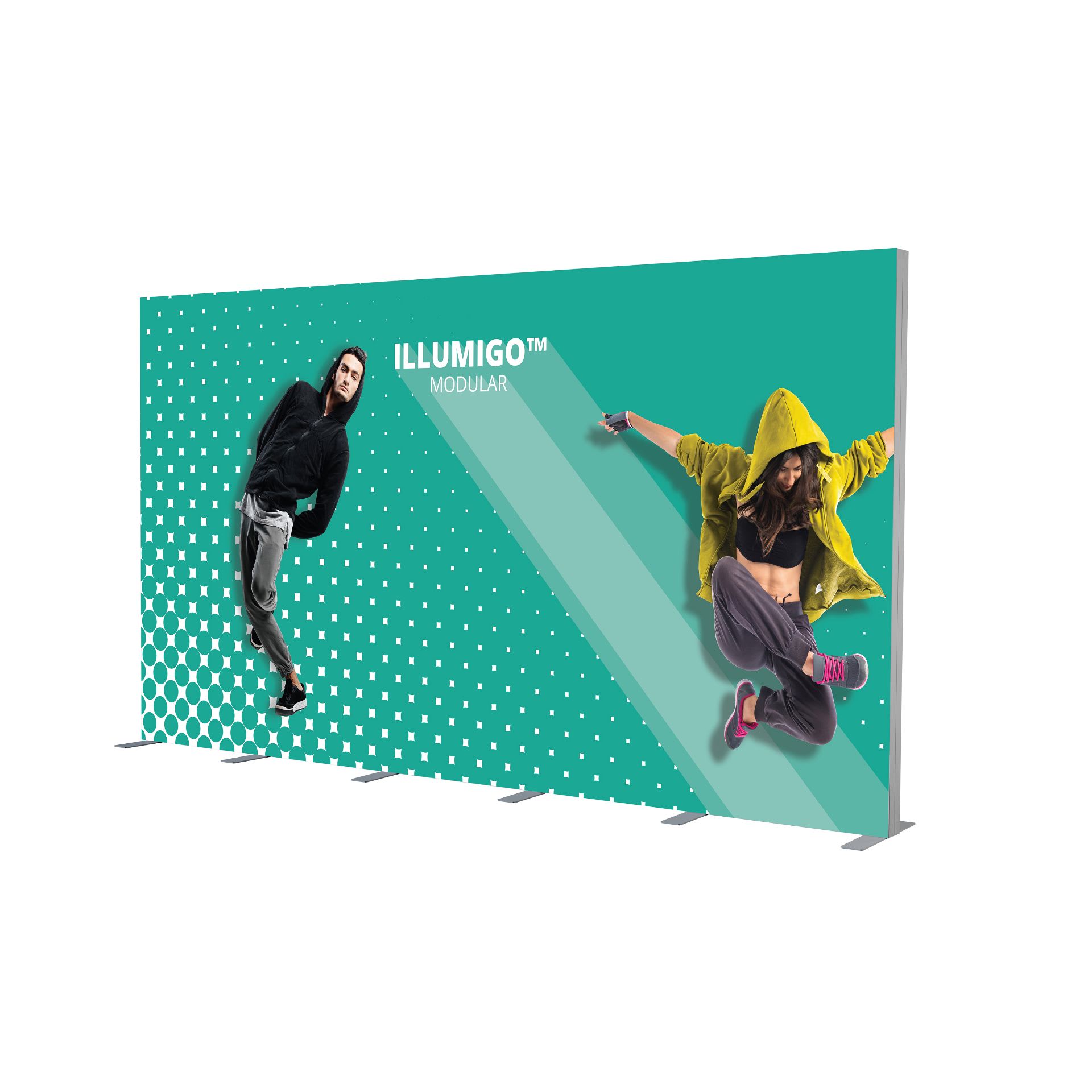 Ljuslåda ILLUMIGO Modular B 4850 x H 2480 mm