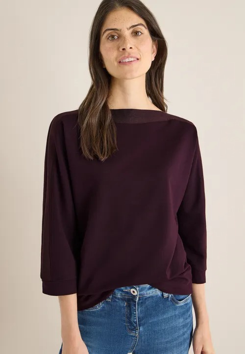 TOS Batwing With Shiny Tape - Eggplant Red - Cecil