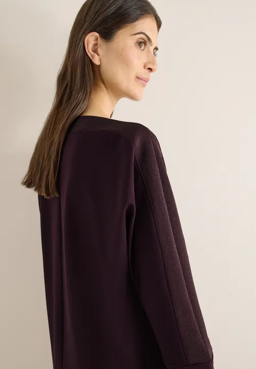 TOS Batwing With Shiny Tape - Eggplant Red - Cecil - 3