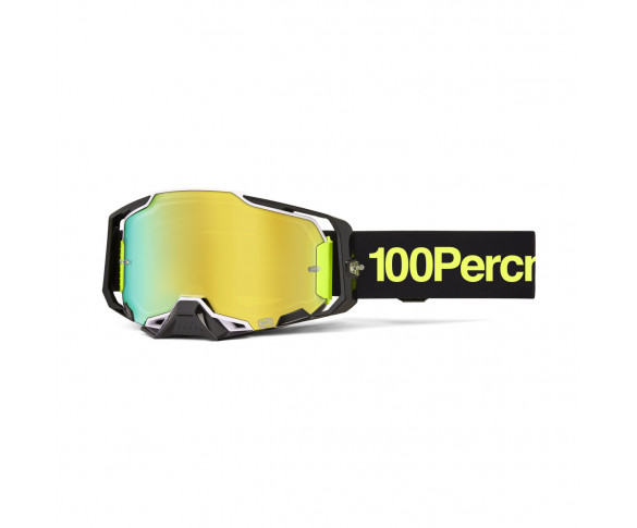 100%, ARMEGA Glasögon Orban - Mirror Gold Lens, VUXEN