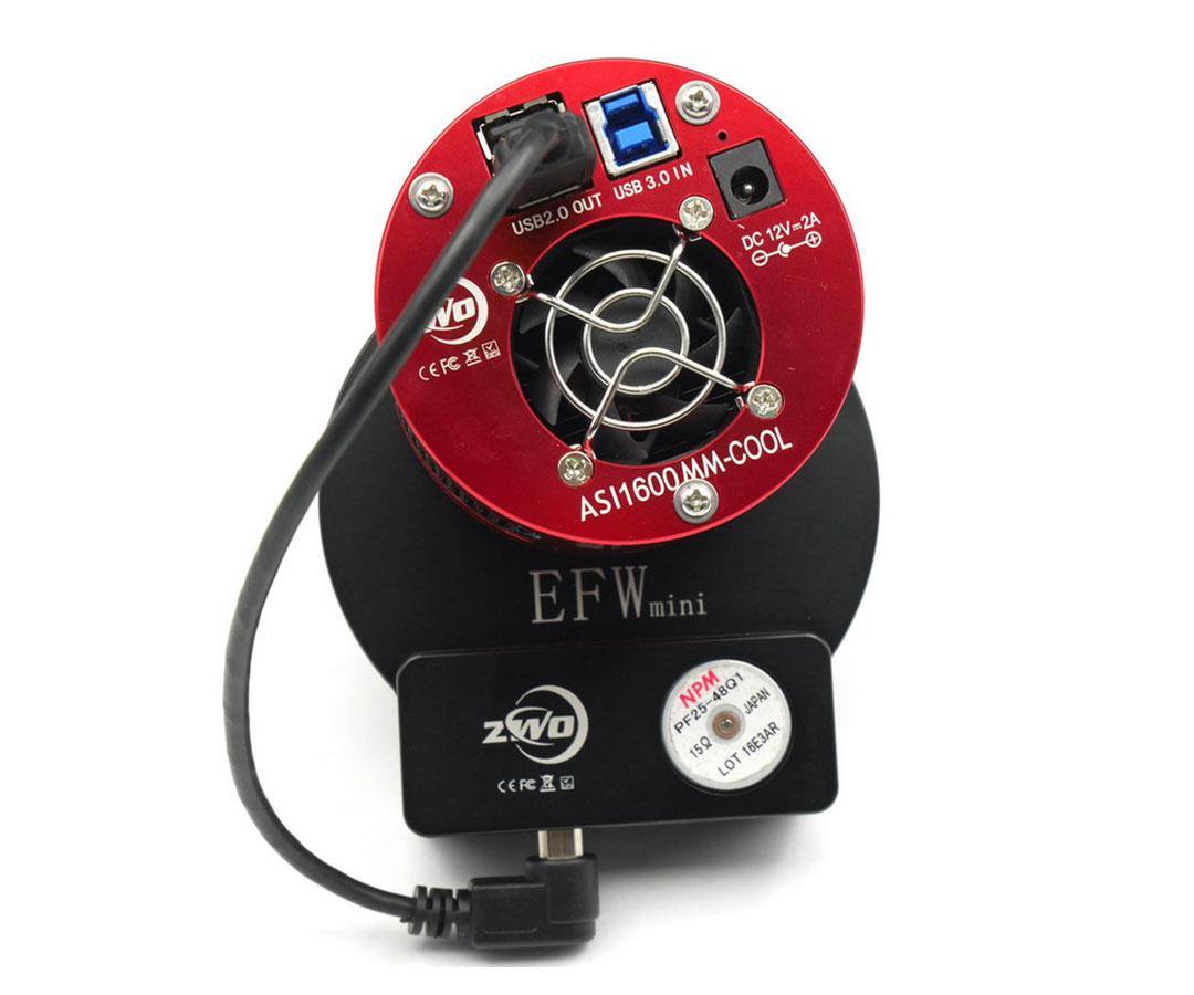 ZWO EFW MINI - 5 X 1,25" MOTORISERAT FILTERHJUL - 4