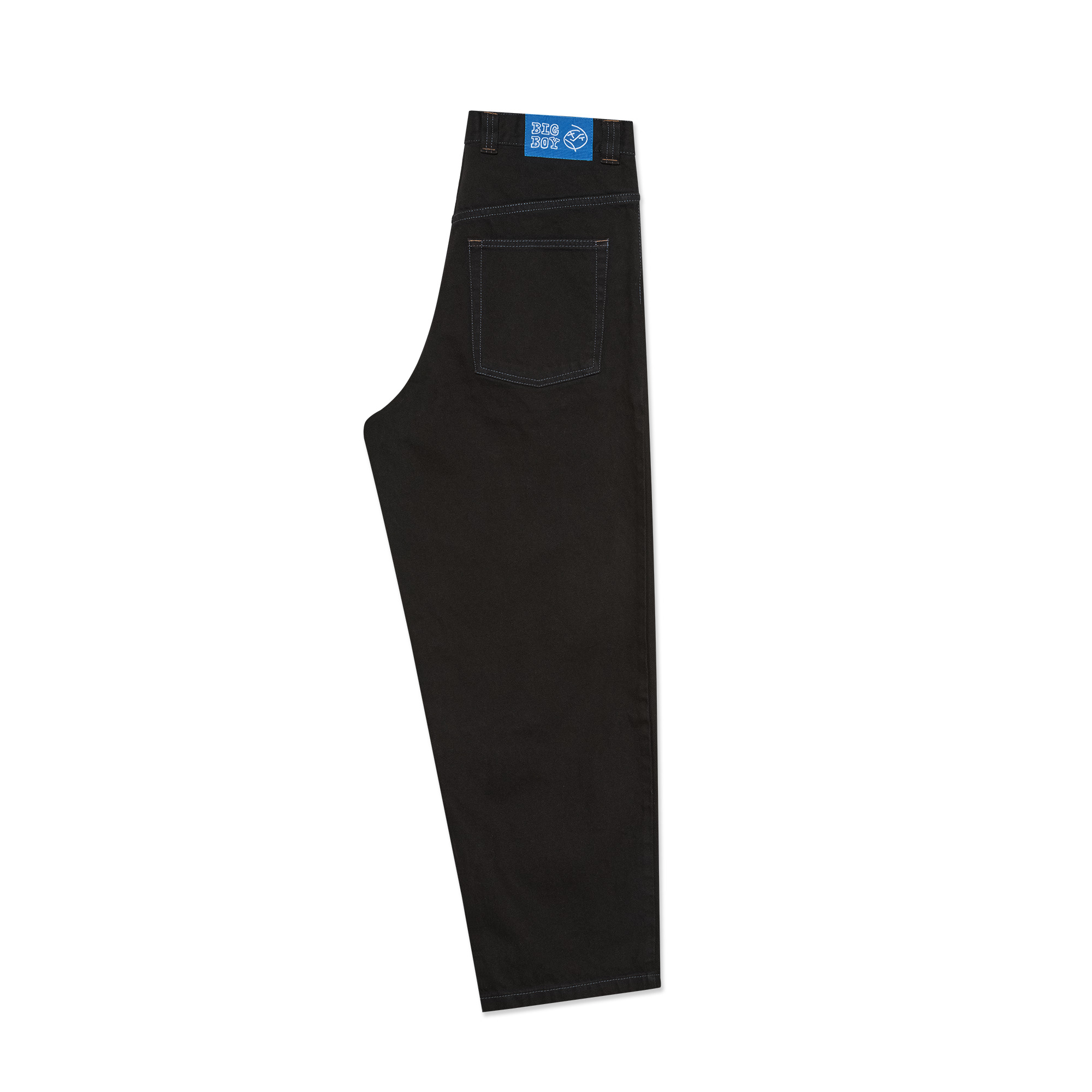 Polar Skate Co. Big Boy Byxor Black/Blue Stitching - 2