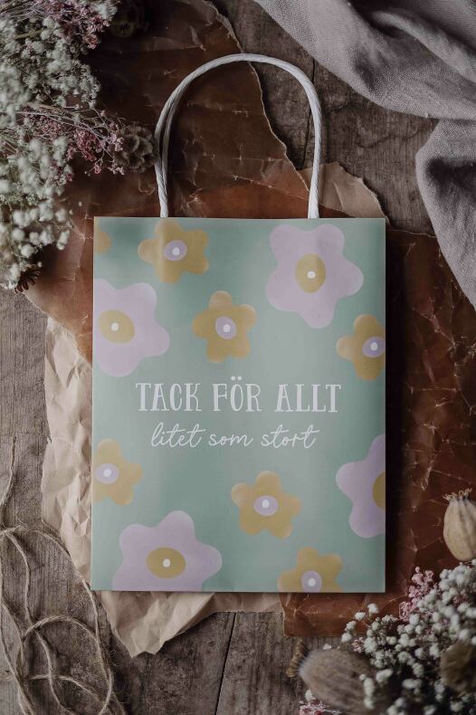 Giftbag, "Tack för allt" - Majas Cottage - 3