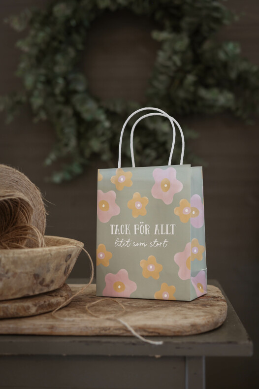 Giftbag, "Tack för allt" - Majas Cottage