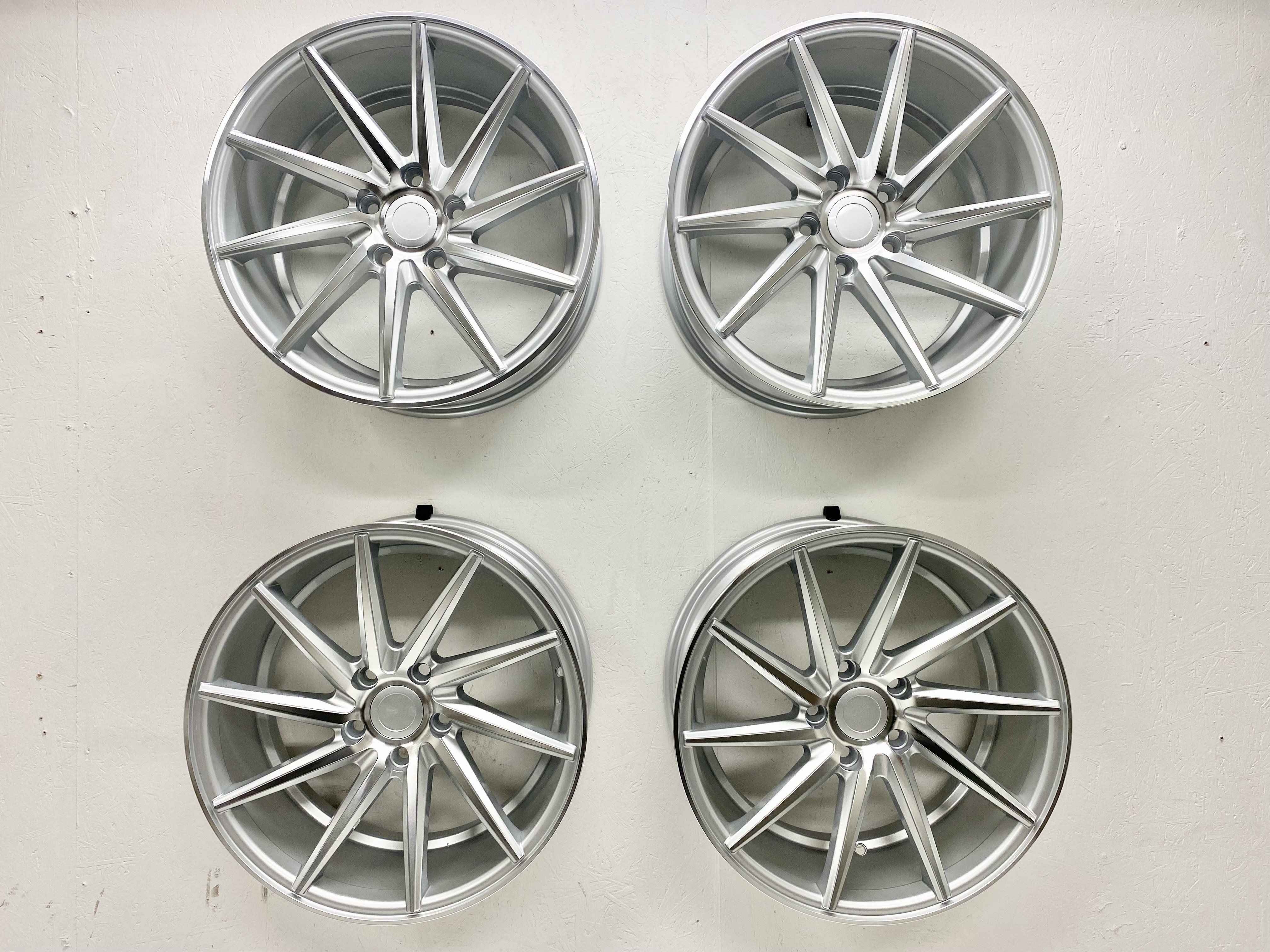 KAMPANJ | 4 st | NYA Fälgar | EX5 Right/Left Silver polished | 5x112 8x17 ET35 66.6