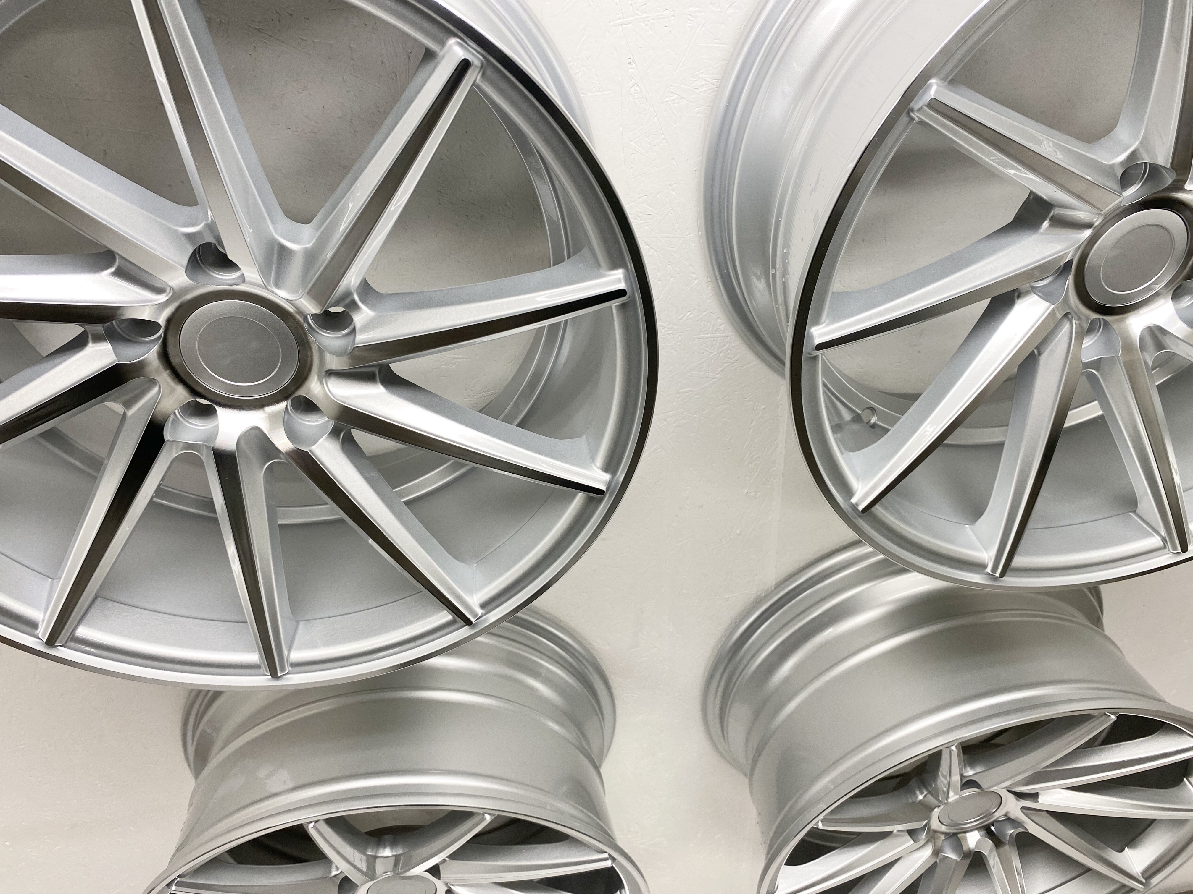 KAMPANJ | 4 st | NYA Fälgar | EX5 Right/Left Silver polished | 5x112 8x17 ET35 66.6 - 2