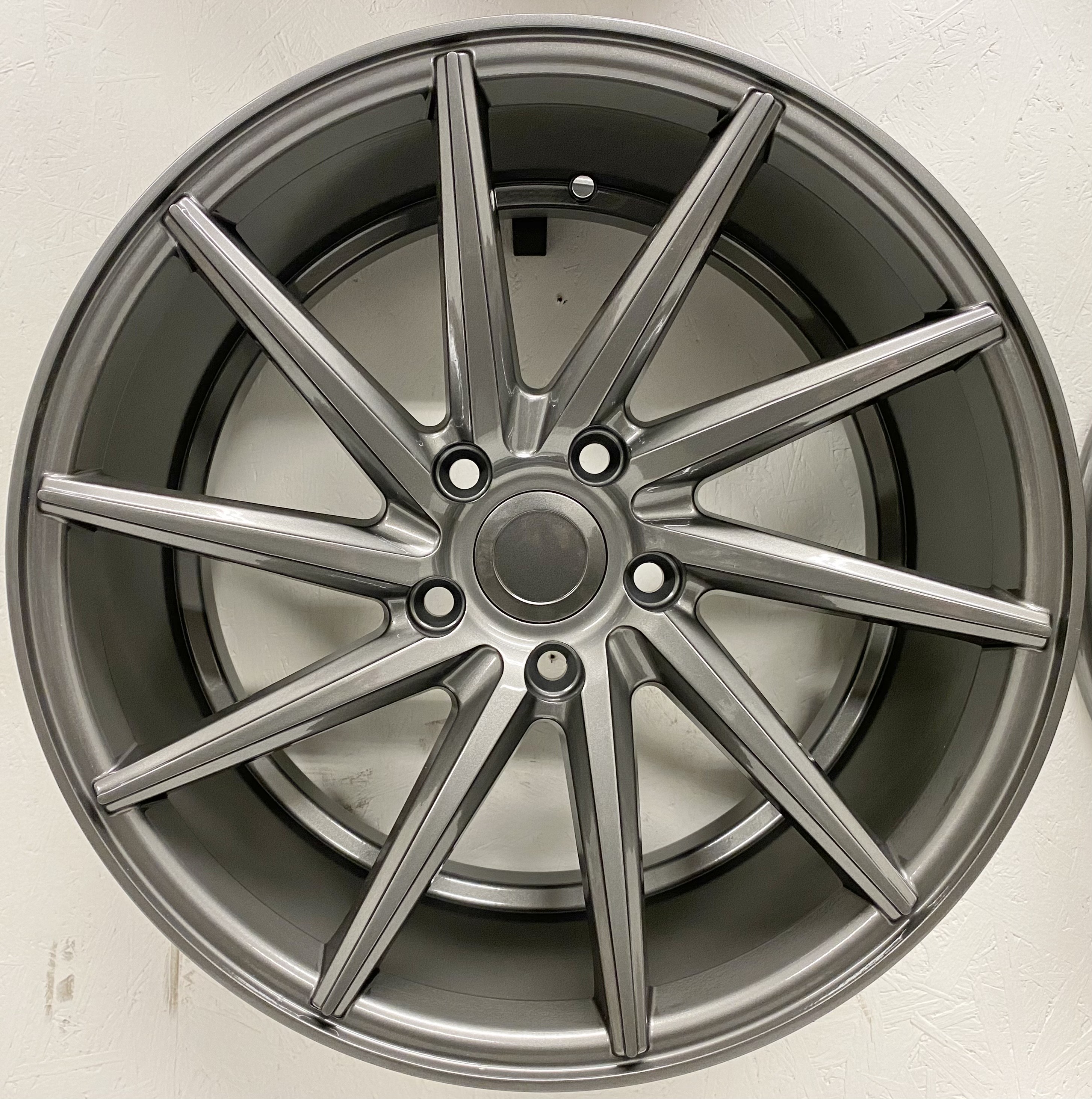 KAMPANJ | 4 st | NYA Fälgar | EX5 Right/Left Gloss Graphite | 5x112 8x17 ET35 66.6 - 7