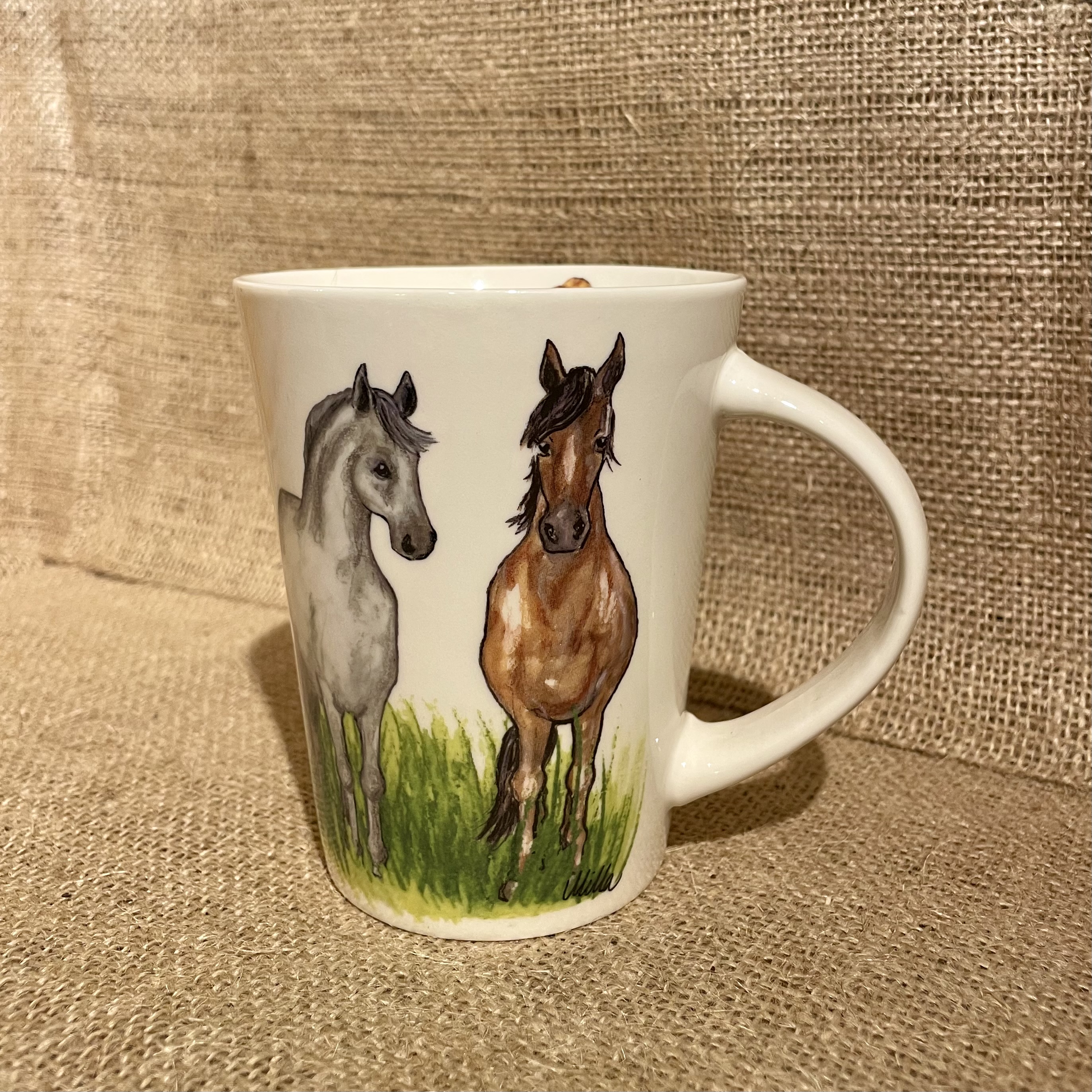 Kaffemugg med djurmotiv - häst - 2