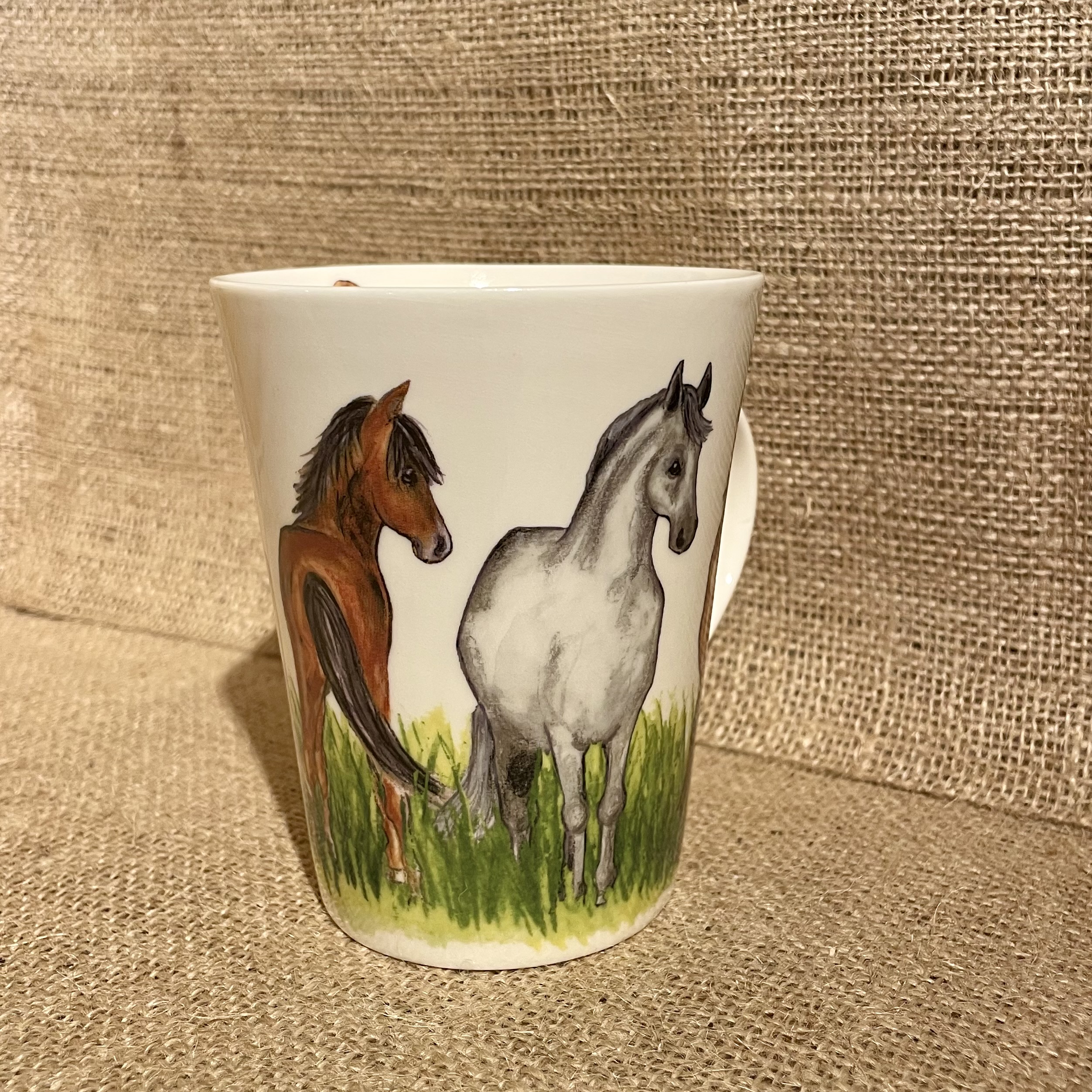 Kaffemugg med djurmotiv - häst - 3