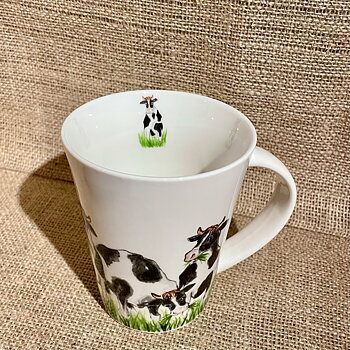 Kaffemugg med djurmotiv - ko
