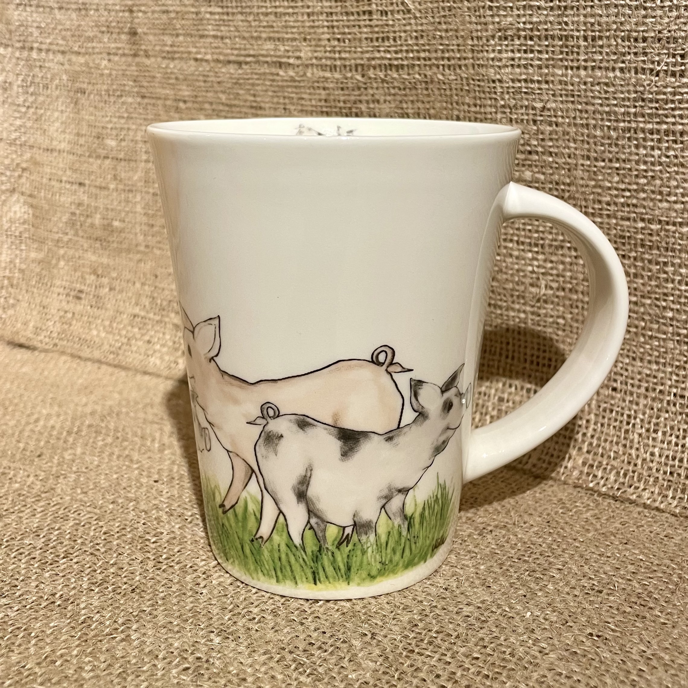 Kaffemugg med djurmotiv - gris - 2