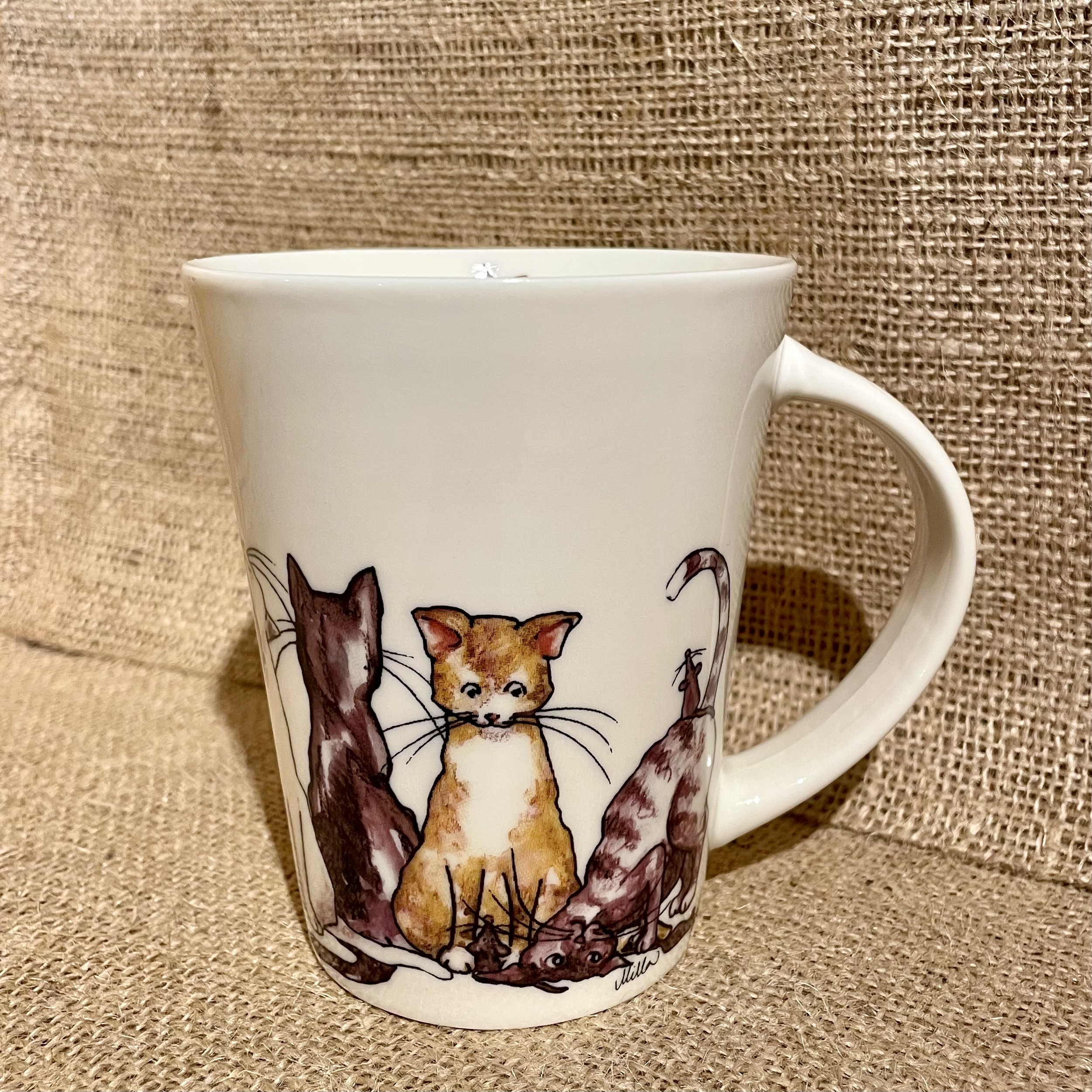 Kaffemugg med djurmotiv - katt - 2