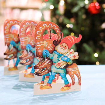 Pappersrad pepparkaksbock