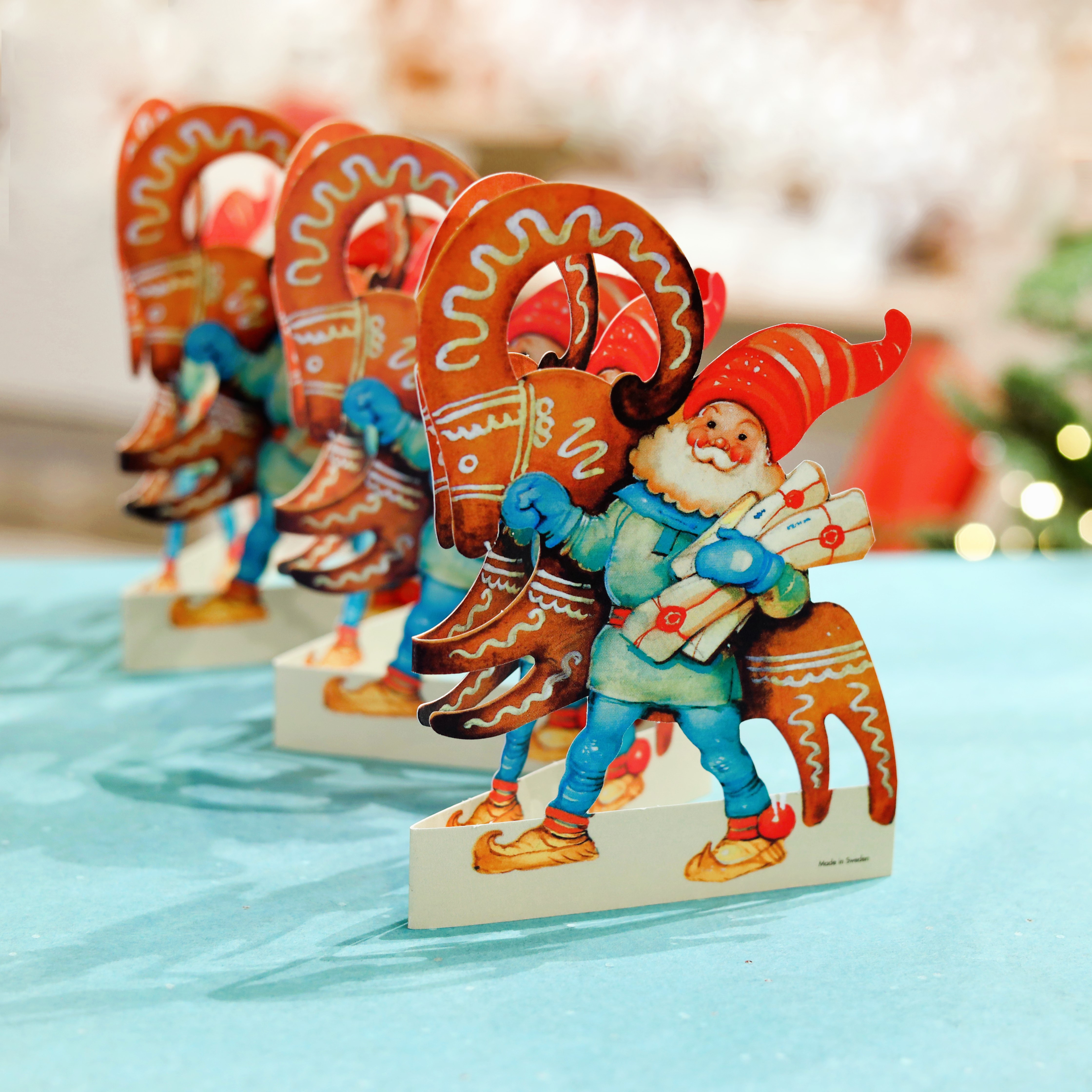 Pappersrad pepparkaksbock - 2